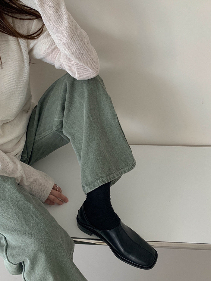 F110 Sleek Slide Loafers