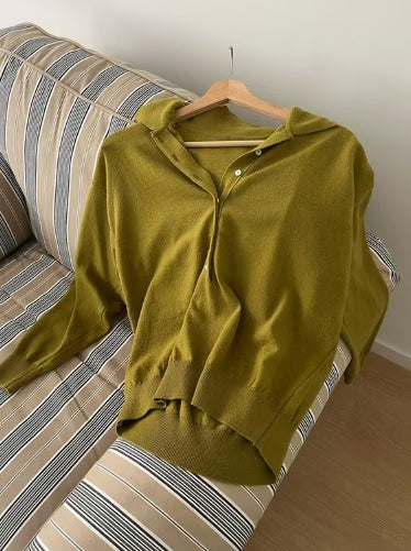 T227 Soft Focus Polo Knit product image 1