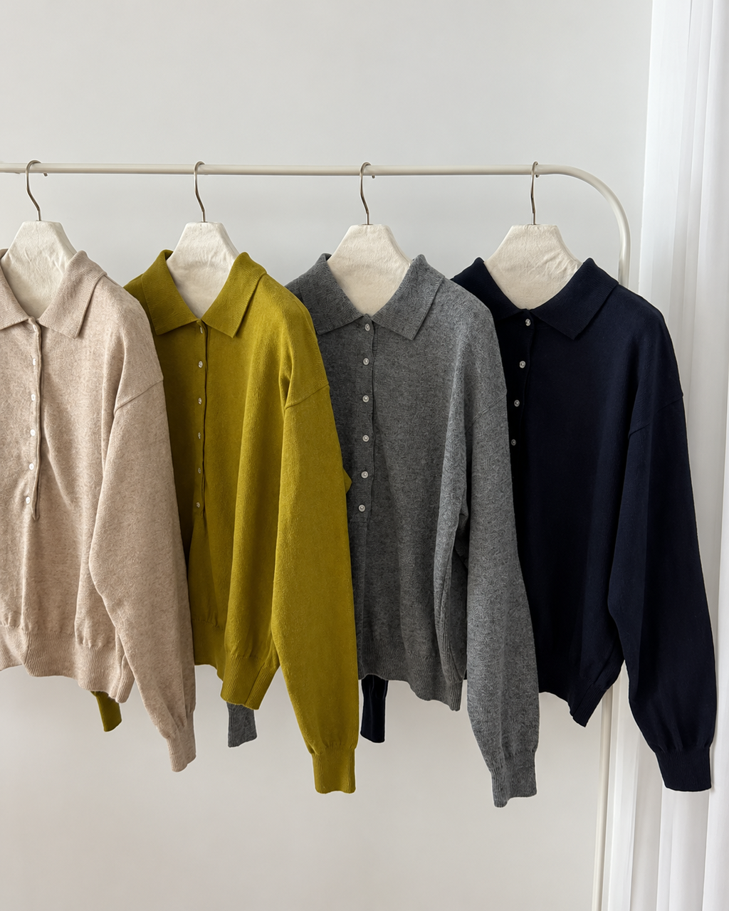 T227 Soft Focus Polo Knit product image 2