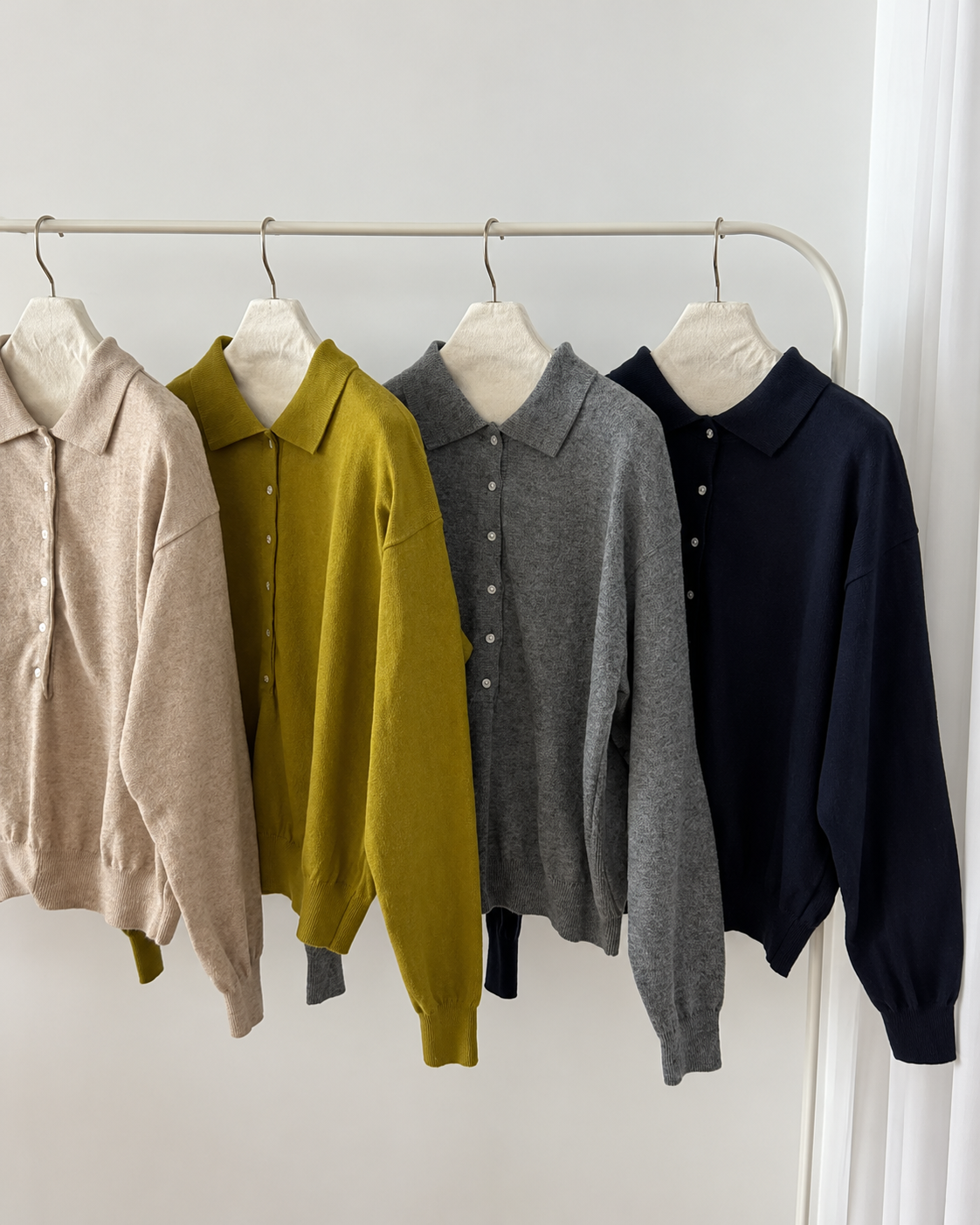T227 Soft Focus Polo Knit product image 2
