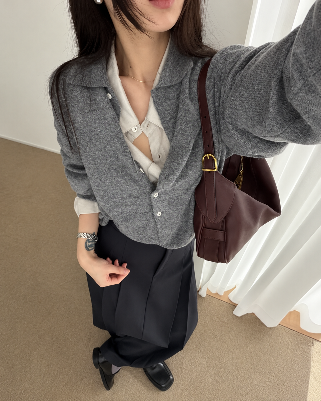 T227 Soft Focus Polo Knit product image 6