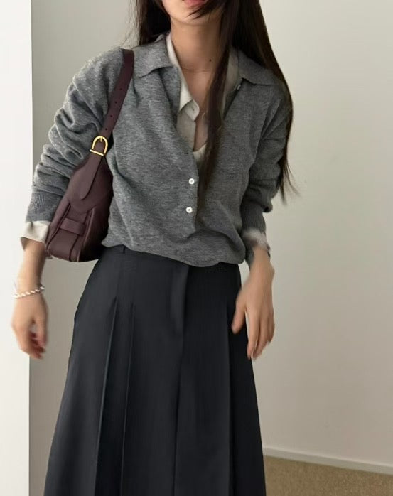 T227 Soft Focus Polo Knit product image 12