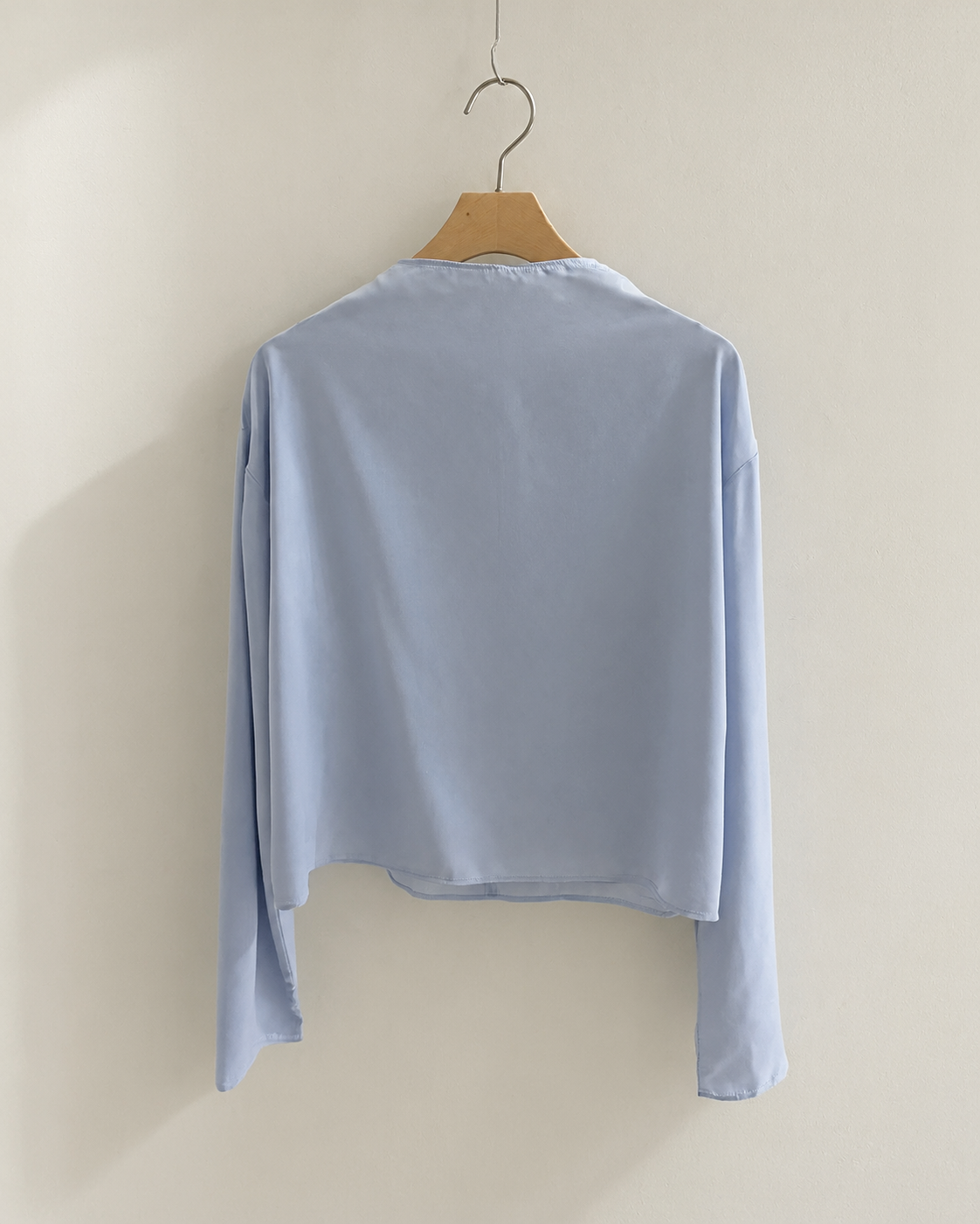 T228 Quiet Drape Satin Top product image 3