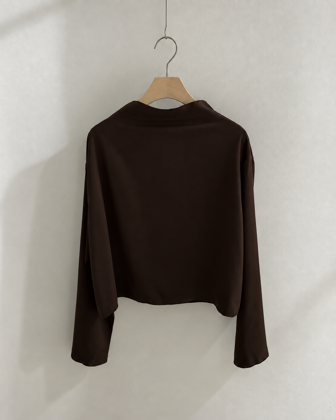 T228 Quiet Drape Satin Top product image 7