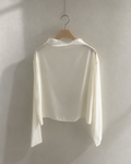 T228 Quiet Drape Satin Top product image 12