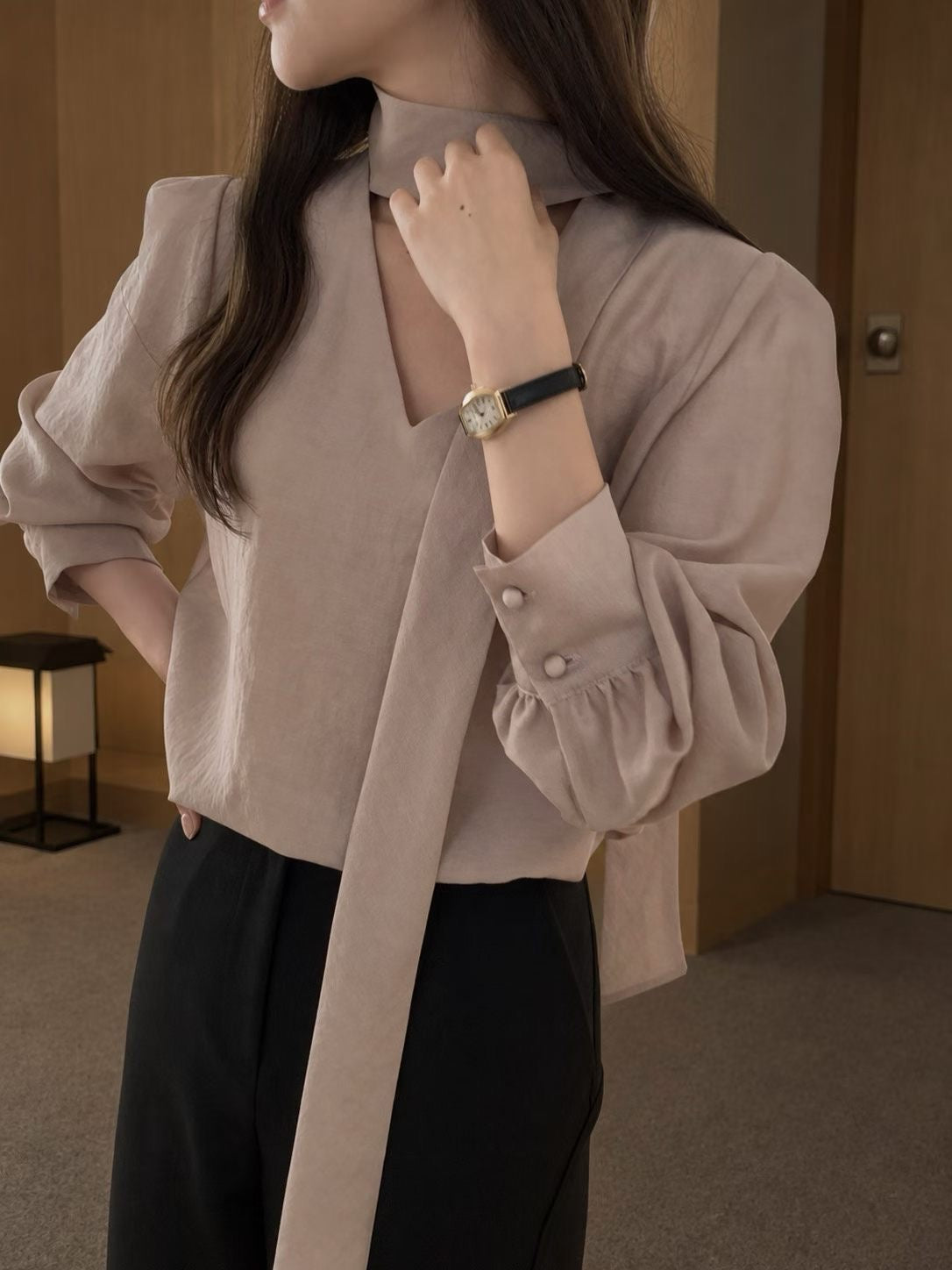 T231 Turnaround Scarf Blouse product image 3