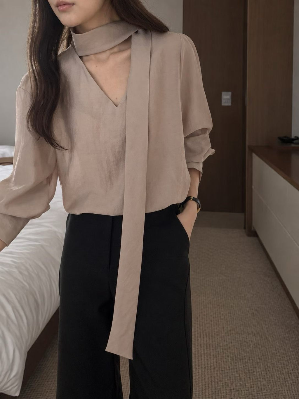 T231 Turnaround Scarf Blouse product image 9