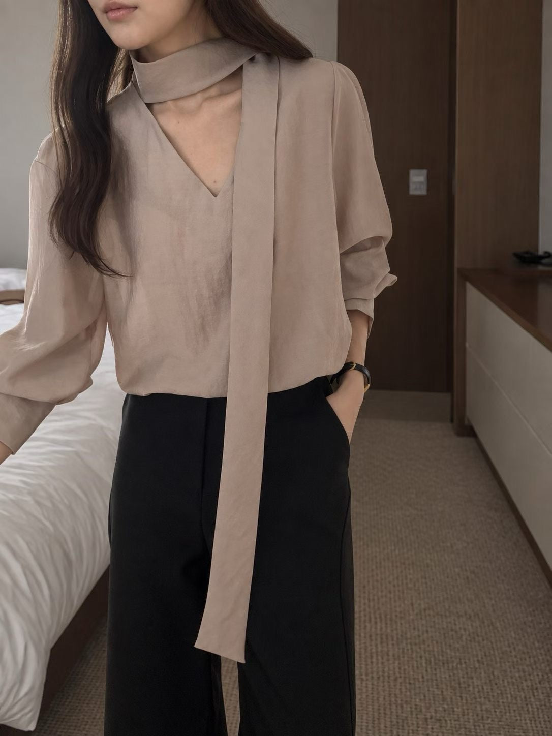 T231 Turnaround Scarf Blouse product image 9