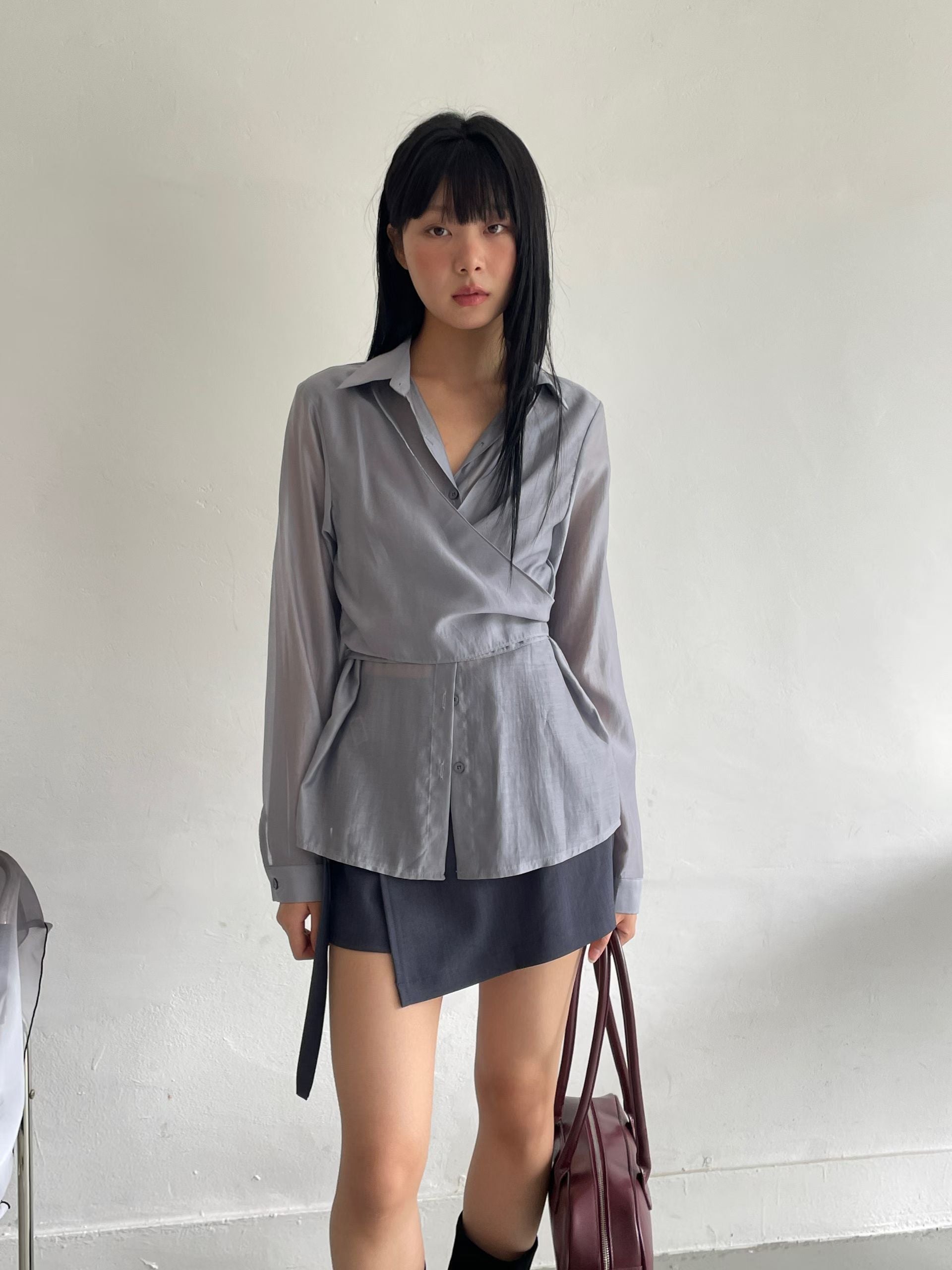 T188 Veil Wrap Shirt (Display)