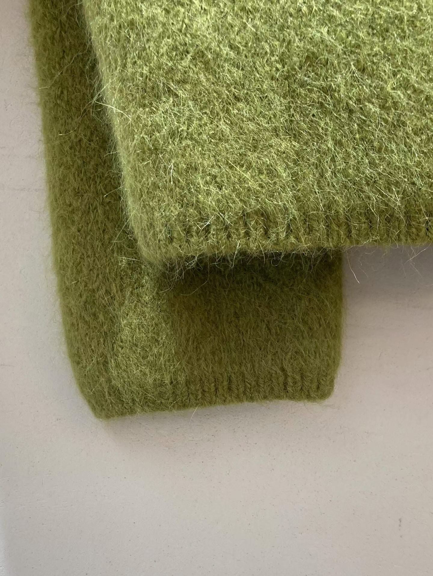 U132 Angora Crop Cardigan