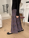 B204 Faded Bloom Skirt - Purple side look