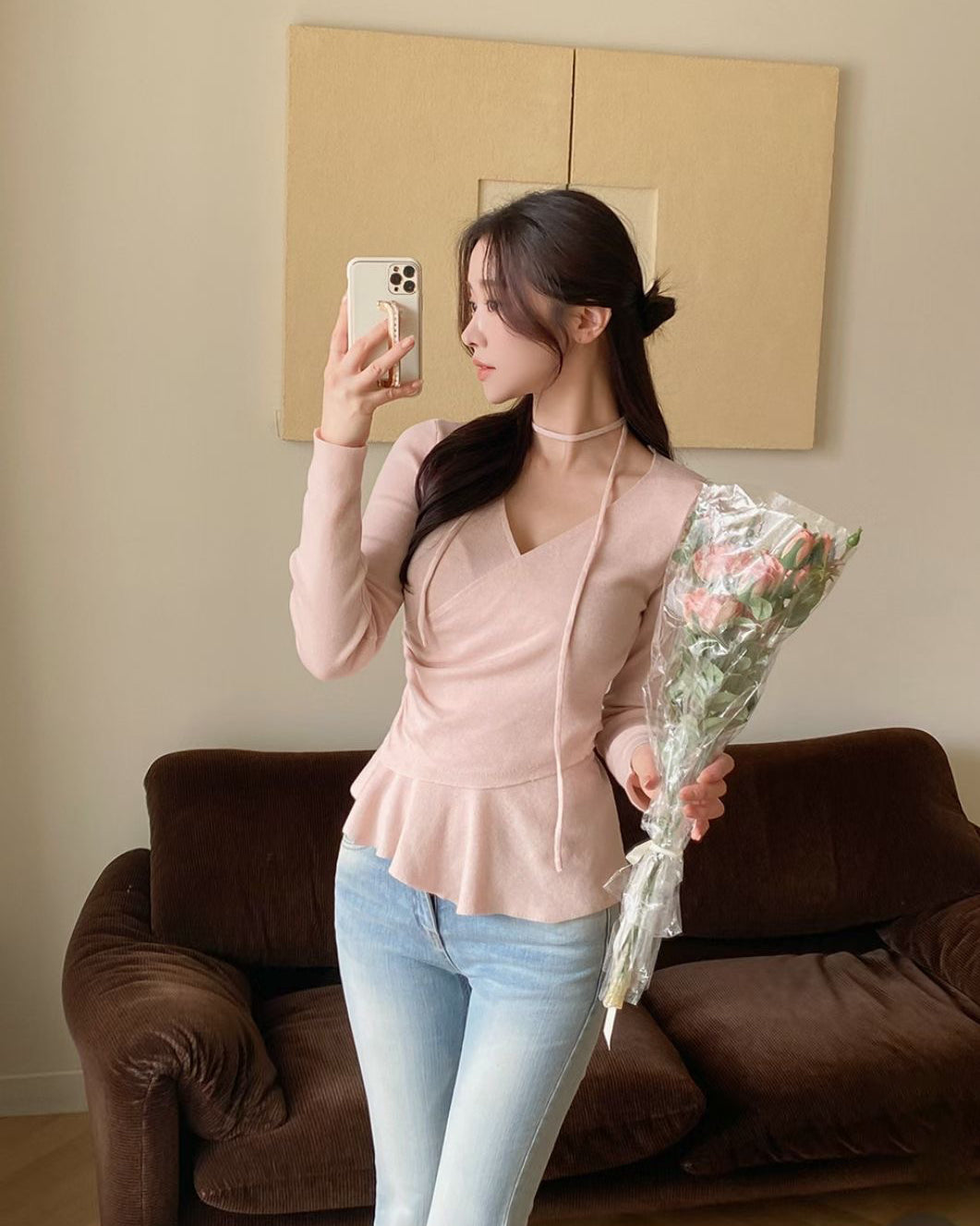 T191 Lune Wrap Top