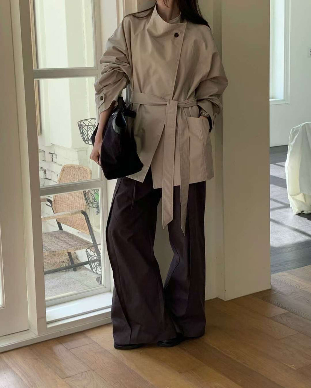 U139 Sandline Short Trench Coats