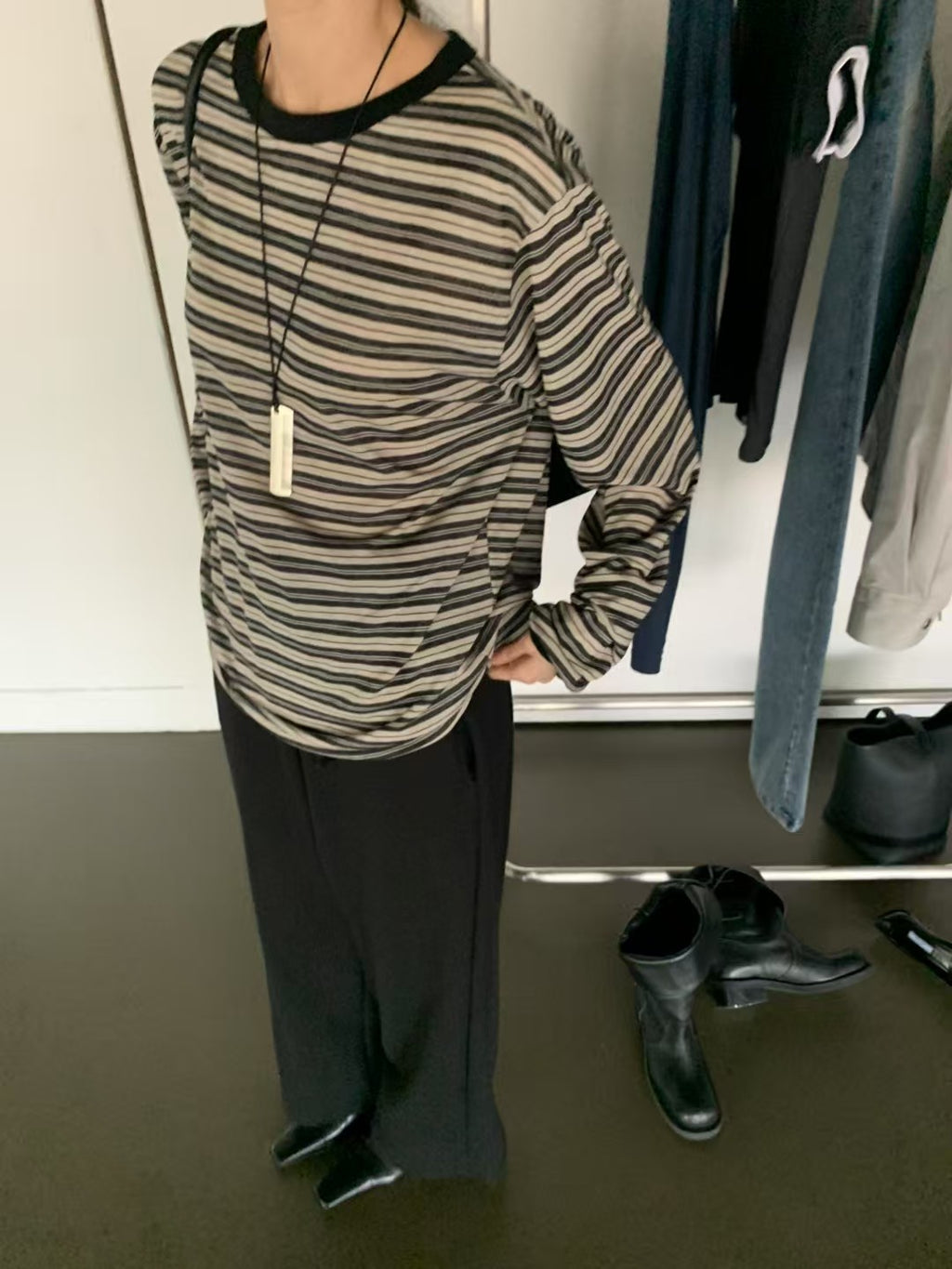 T185 Afterlight Stripe Tee