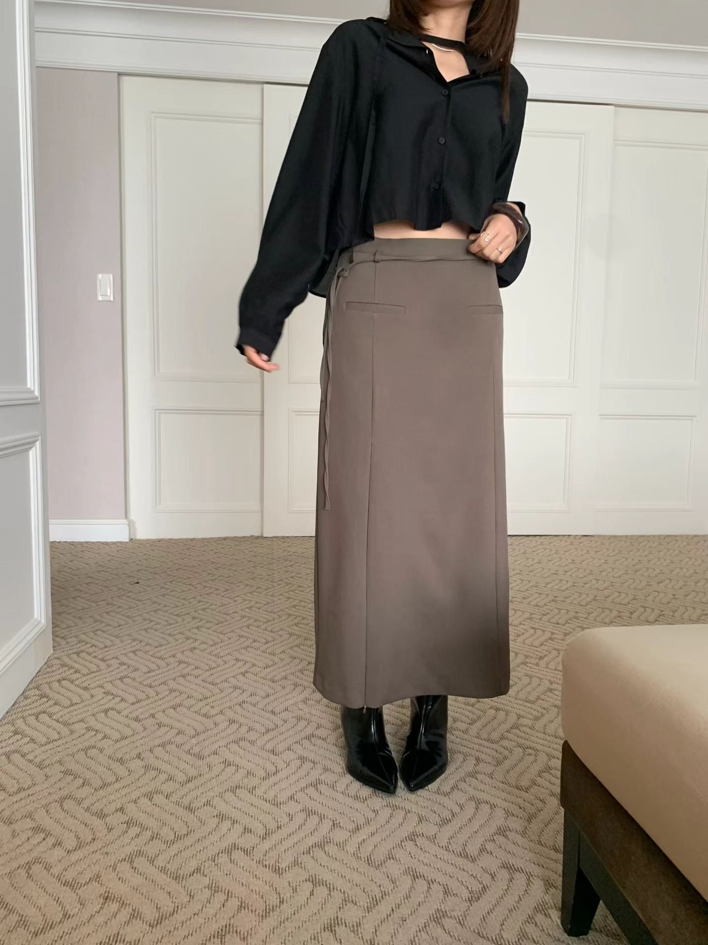 B158 Side Theory Skirt