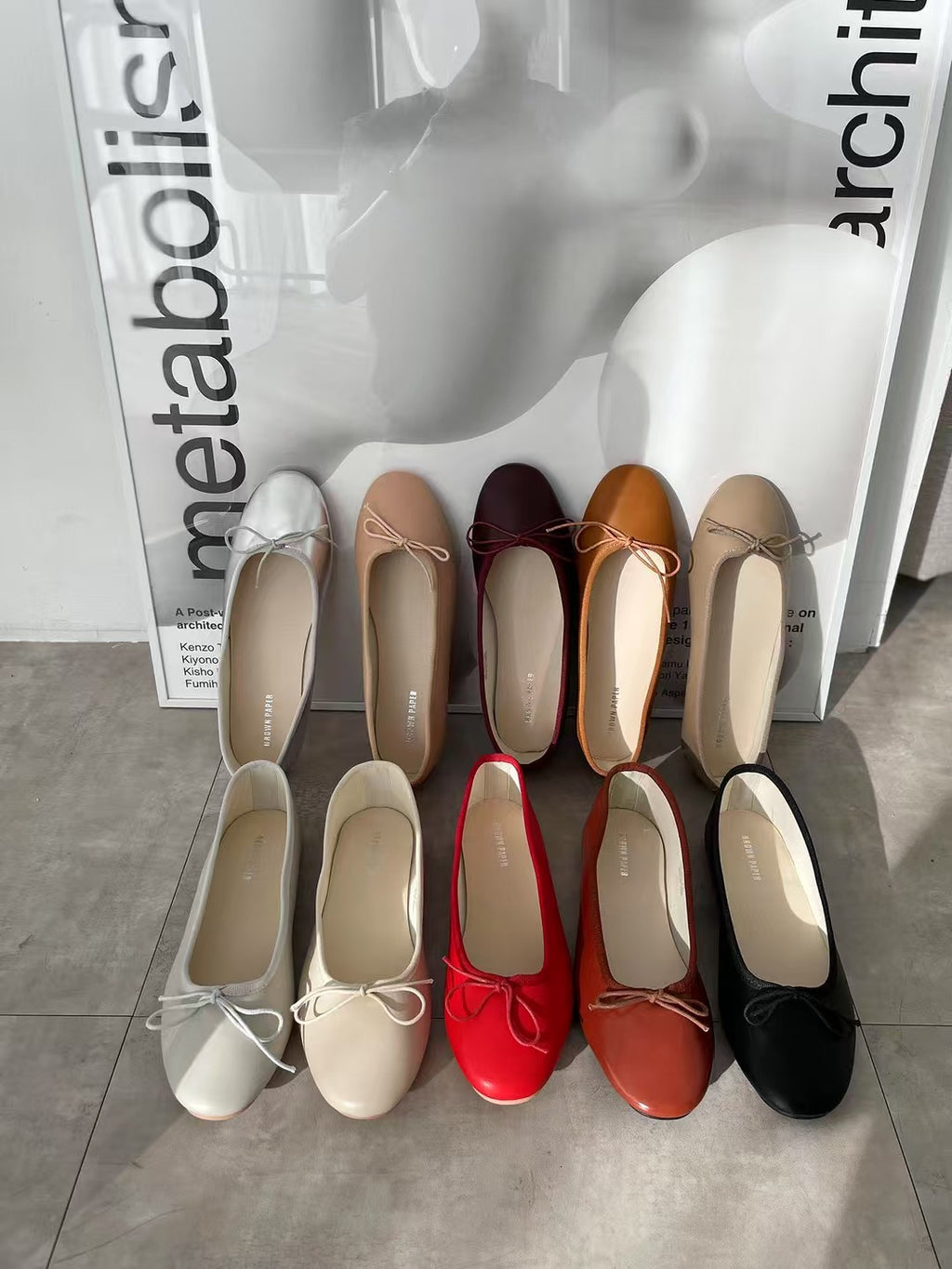 F129 Miu Ribbon Flats