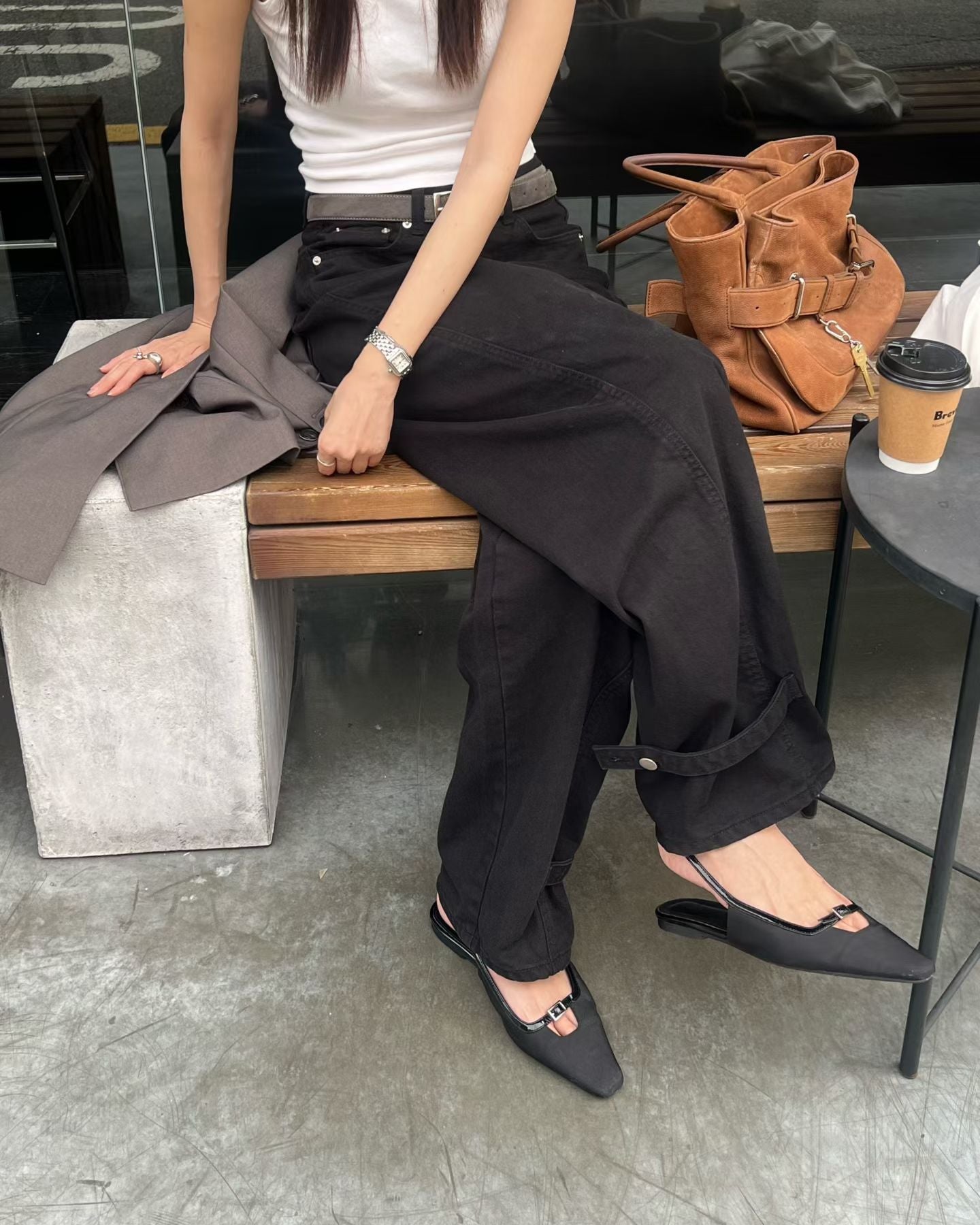 B155 Loop Detail Denim