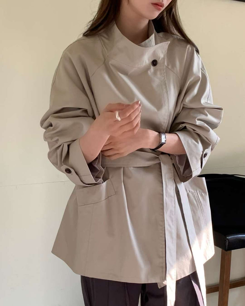 U139 Sandline Short Trench Coats