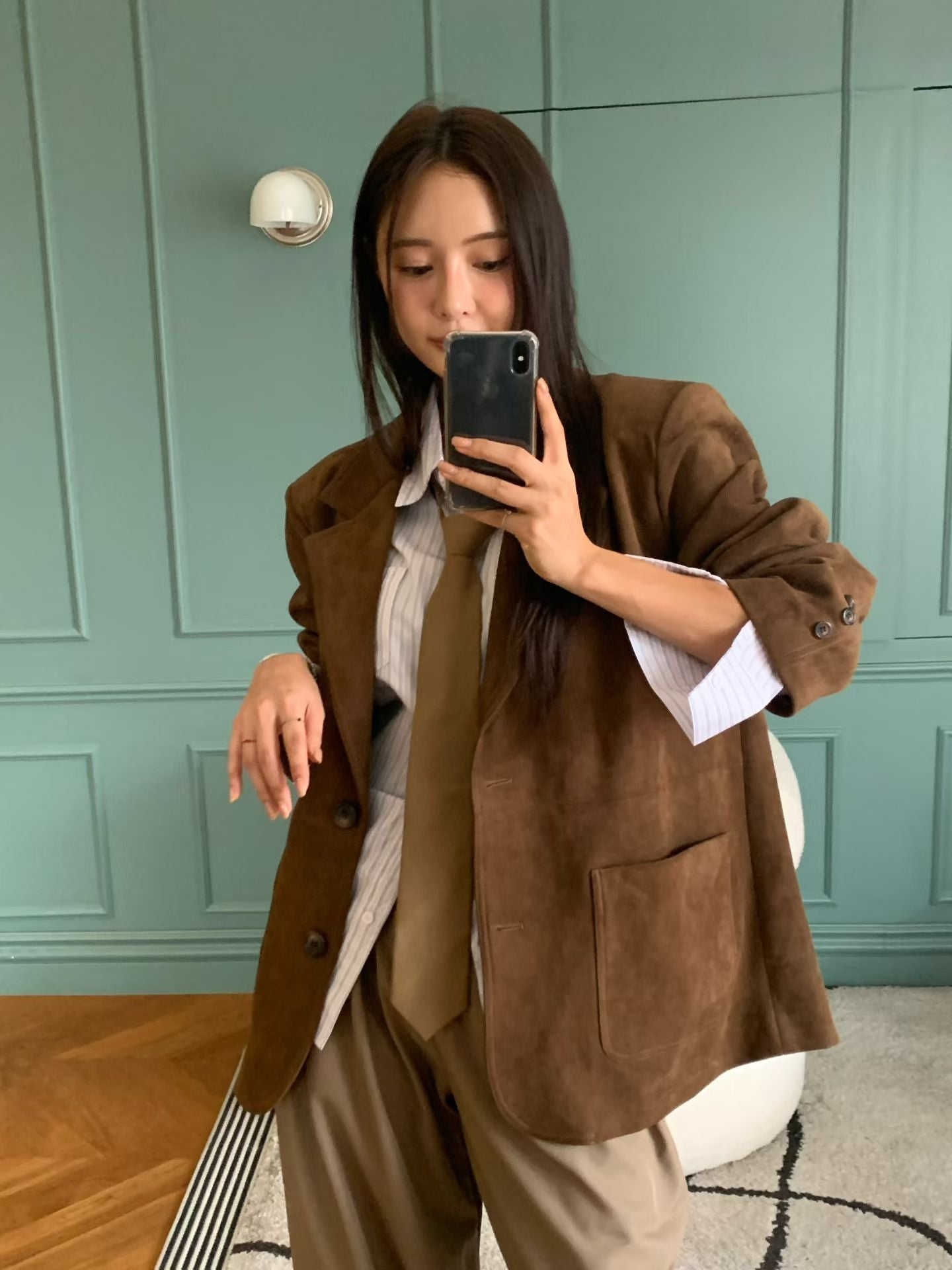 U129 Soho Suede Blazer (Display)