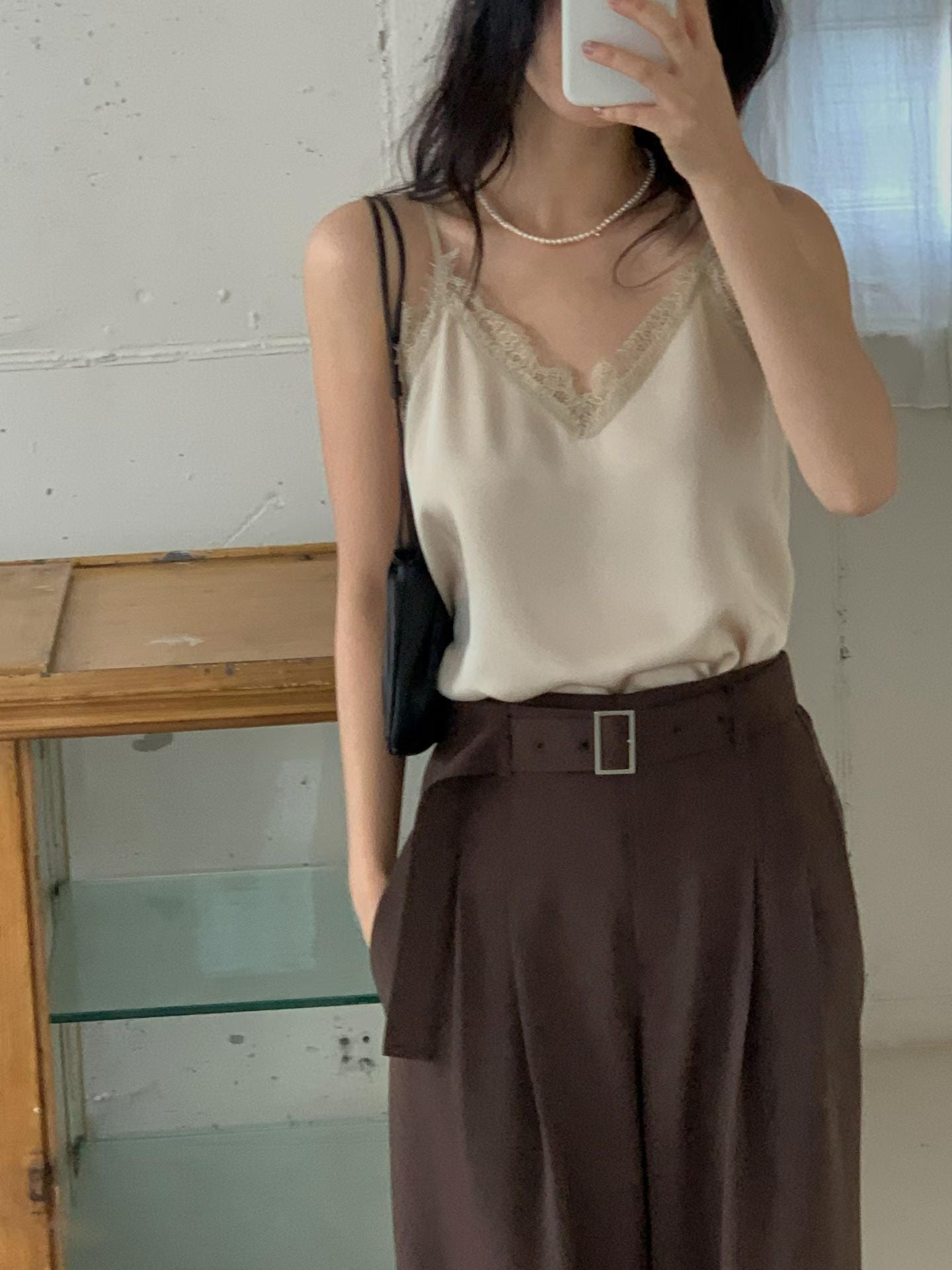 T184 Lumière Lace Cami