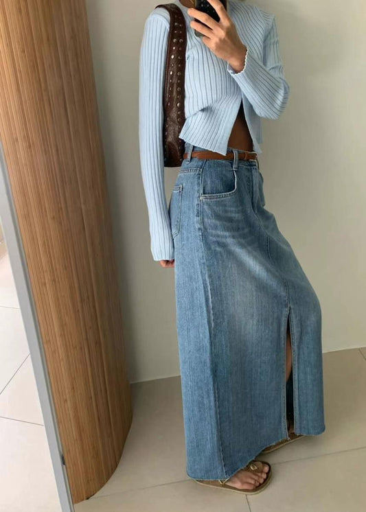 B149 Stroll Slit Skirt