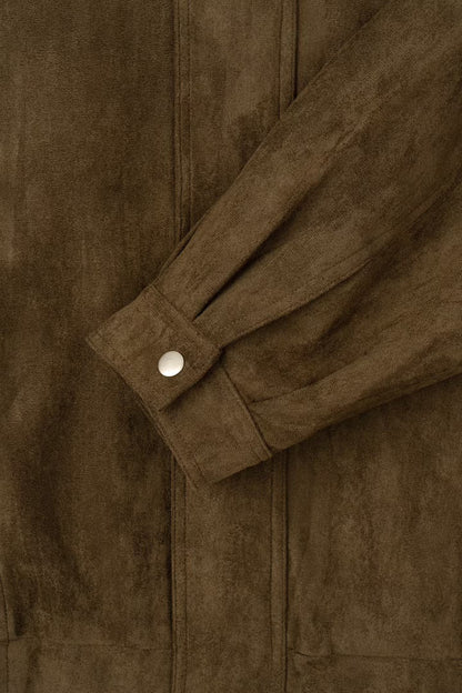 U133 Soft Suede Zip Jacket
