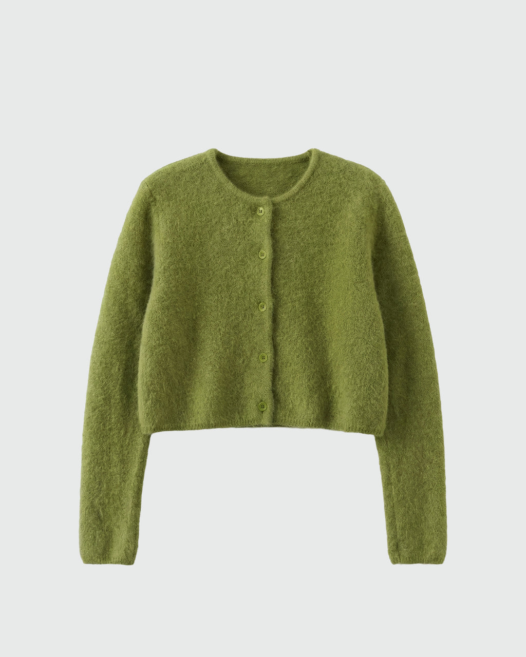 U132 Angora Crop Cardigan