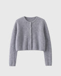 U132 Angora Crop Cardigan