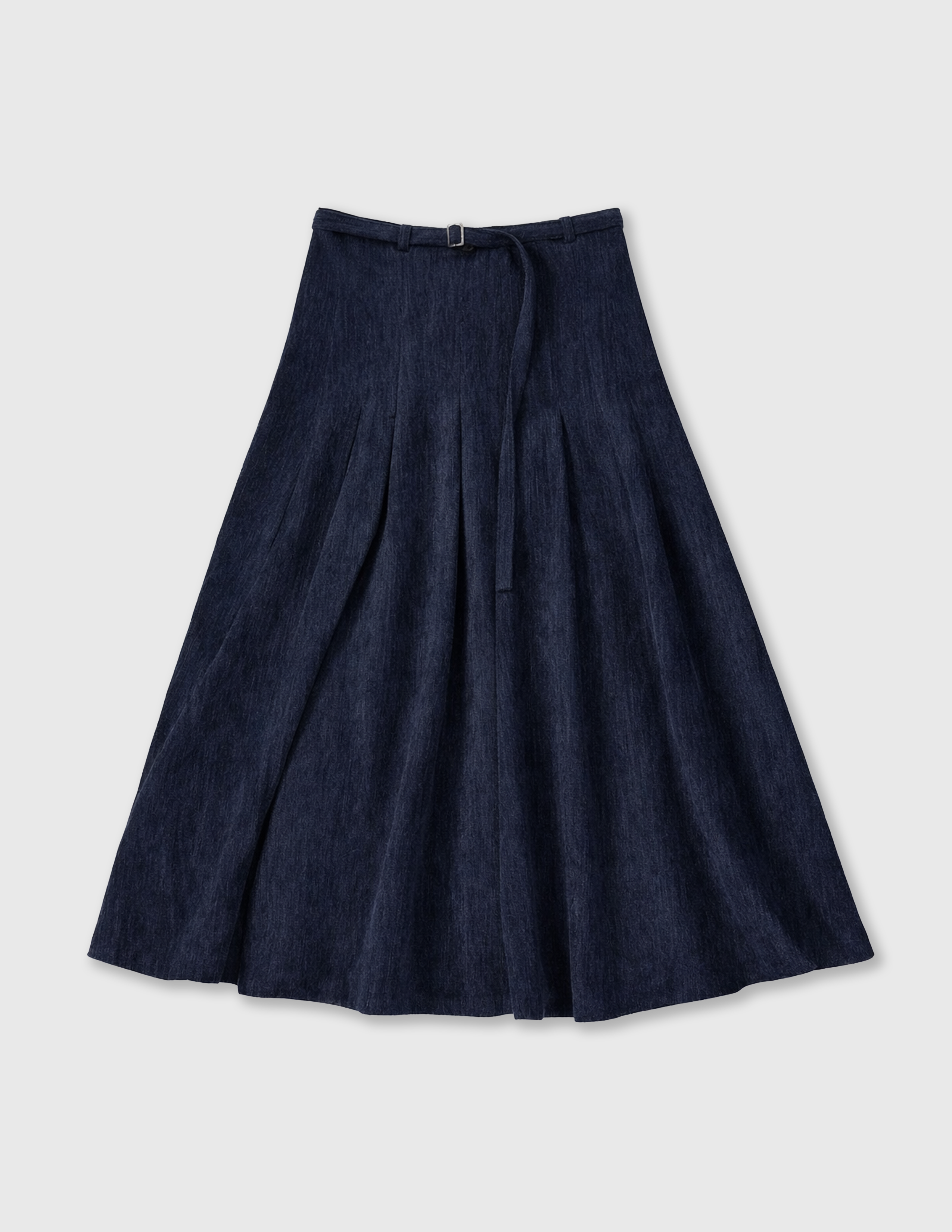 B169 Velvet Ease Pleat Skirt