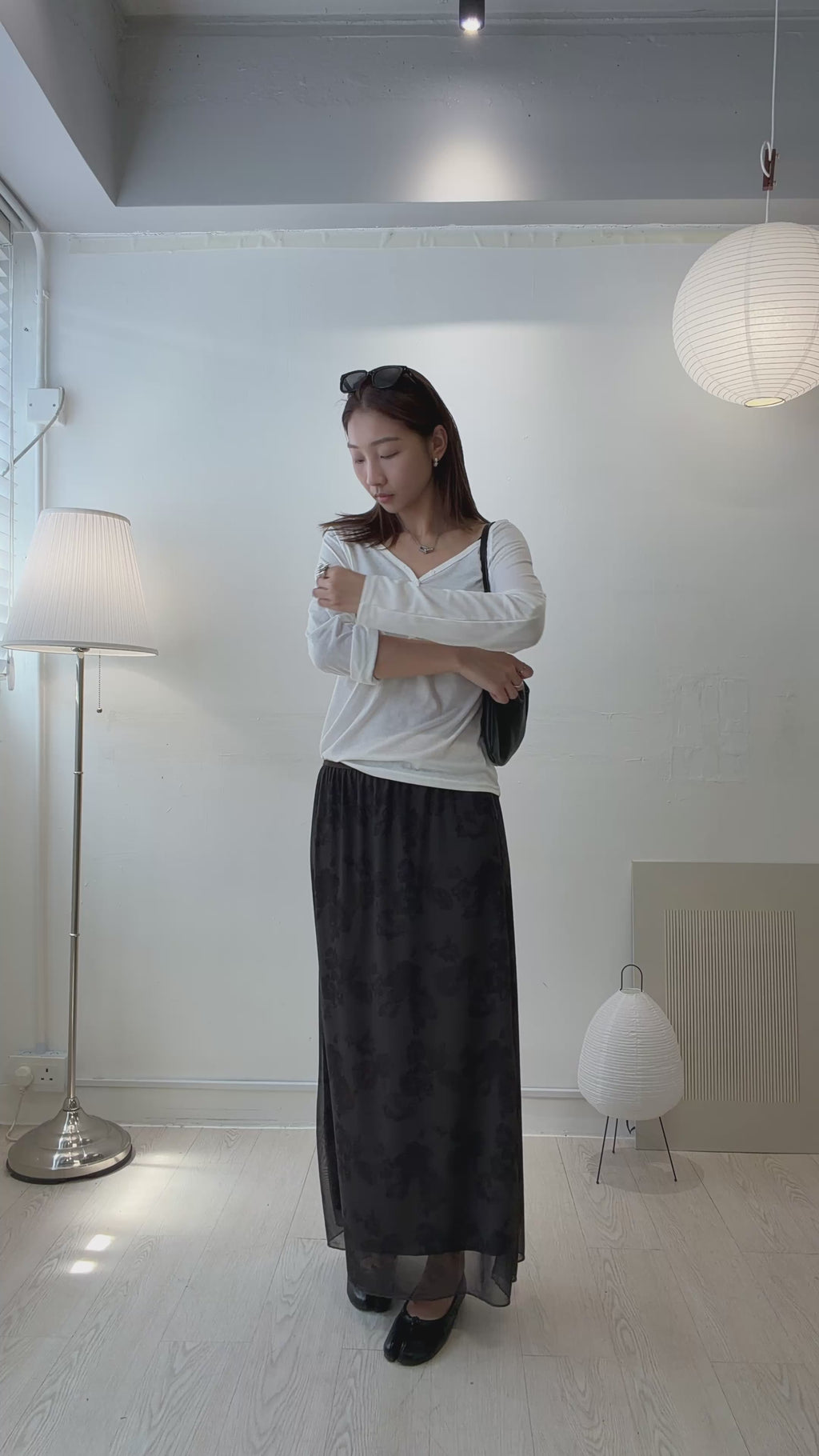 B204 Faded Bloom Skirt