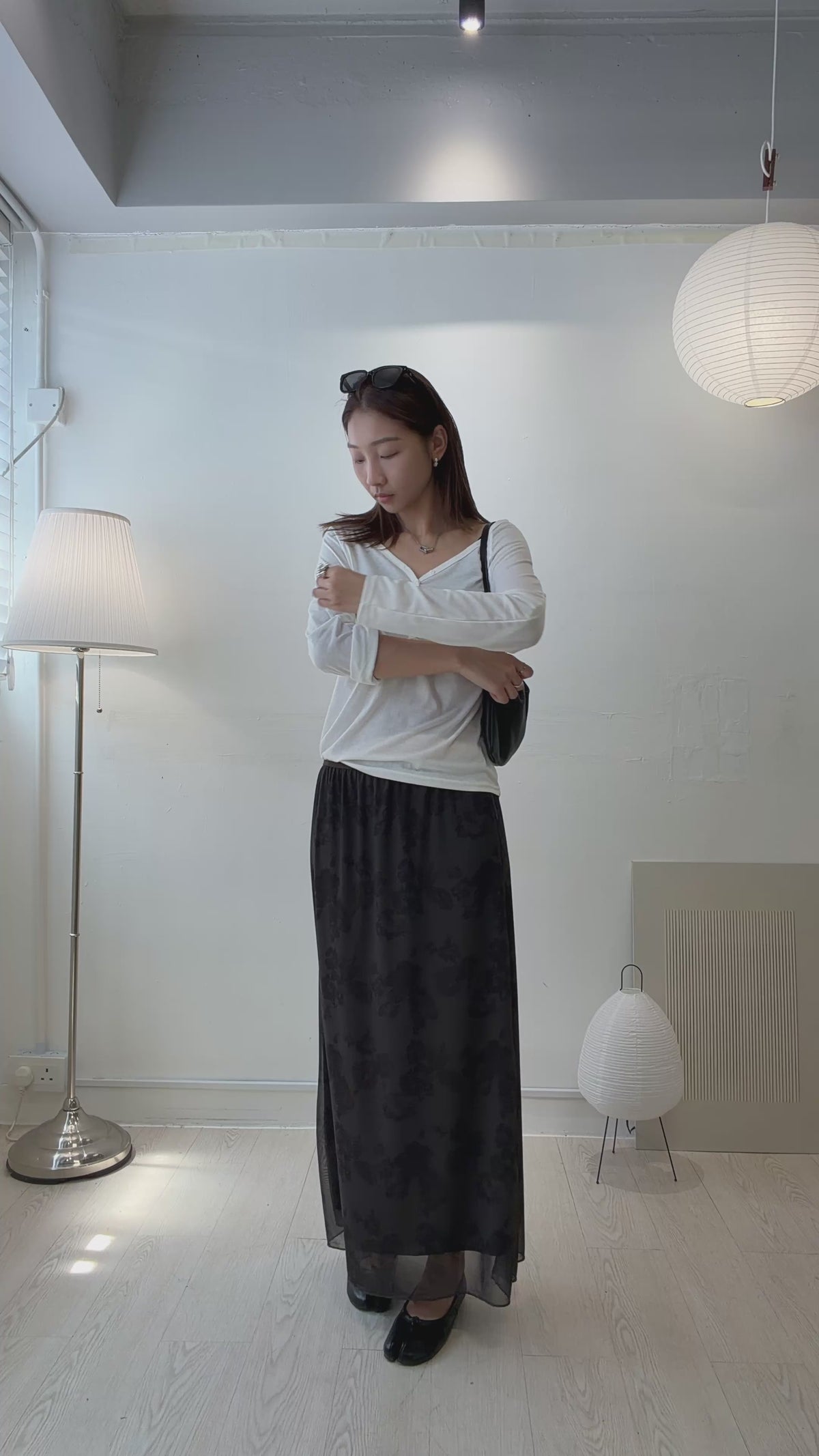 B204 Faded Bloom Skirt