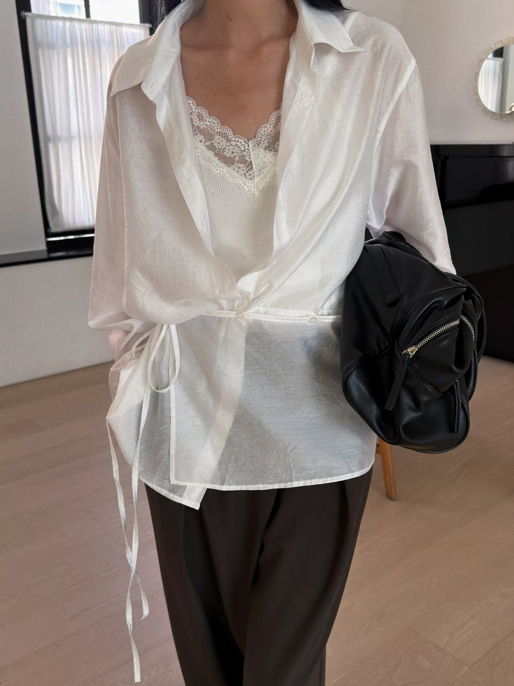 U145 Wrapline Shirt - White